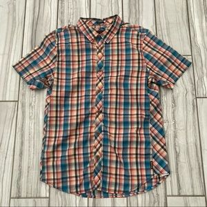 Prana Organic cotton mix button down. EUC like new